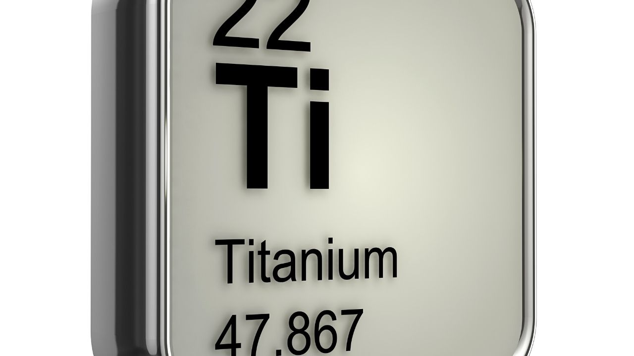 Ilustrasi logam titanium yang digunakan dalam percetakan 3D